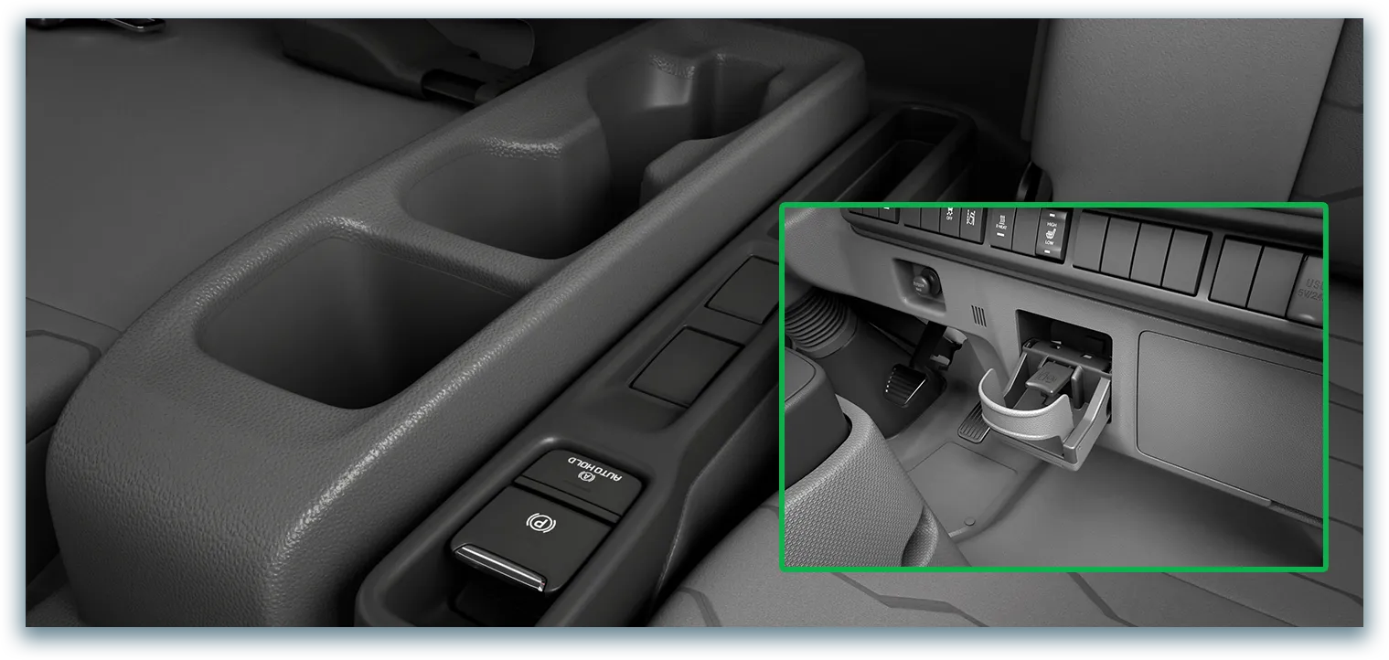 Portavasos interiores